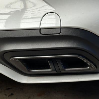 CUPRA Formentor Right Rear Exhaust Trim (Black - Silver)