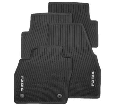 Fabia IIII Set 4 Rubber Floor Mats