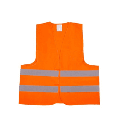 High Visibility Safety Vest Orange (Adult)