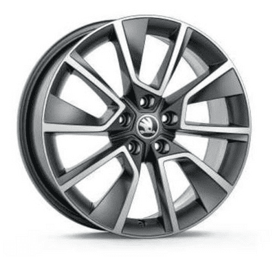 Karoq  18" Braga Brushed Alloy Wheel in Anthracite