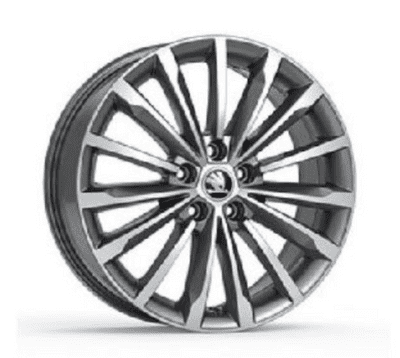 Karoq  18" Trinity Brushed Anthracite Alloy Wheel
