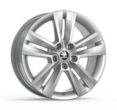 Karoq  MYTIKAS 18 Alloy Wheel - Silver