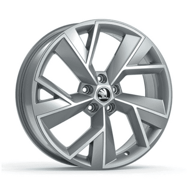 Kodiaq 19" Triglav Silver Alloy Wheel