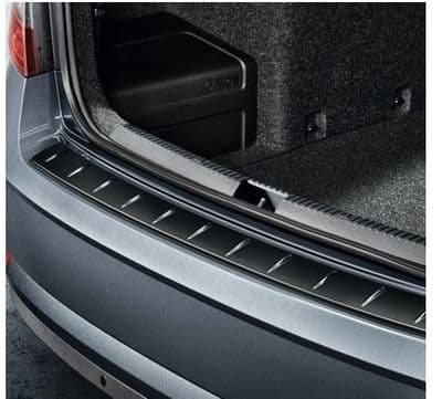 Octavia III Estate Gloss Black Rear Bumper Protector.