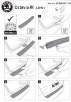 Octavia III  Hatch Rear Bumper Protector