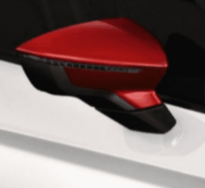 SEAT Exterior Mirror Covers - Desire Red
