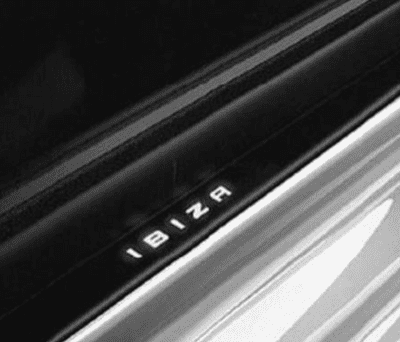 SEAT Ibiza NF 2017 on illuminated Door Sill Protectors