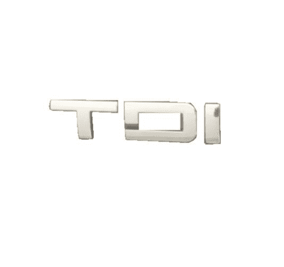 SEAT  TDi  Chrome Wording Badge