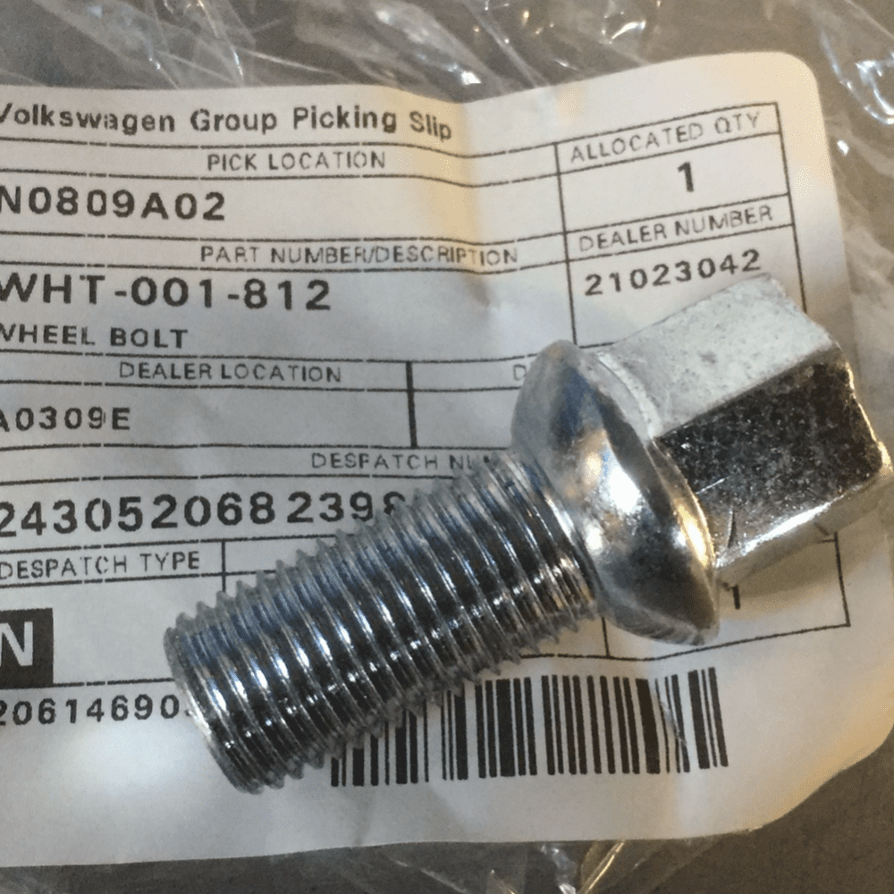Skoda and SEAT standard wheel Bolt