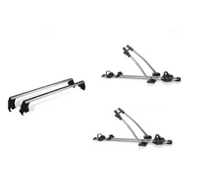 Skoda Enyaq SUV Roof Rack Bars and Cycle Carrier Package