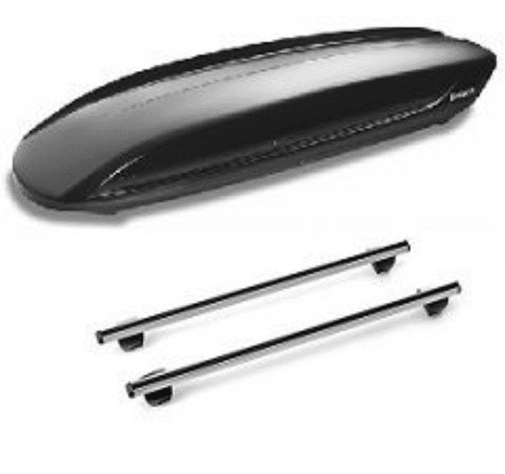 Skoda Enyaq SUV Roof Rack Bars and Roof Box Package