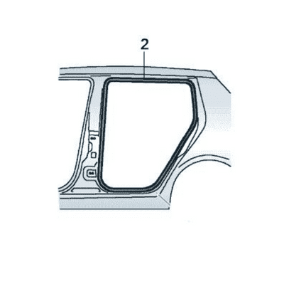 Skoda Fabia 5J Estate Rear Door Seal