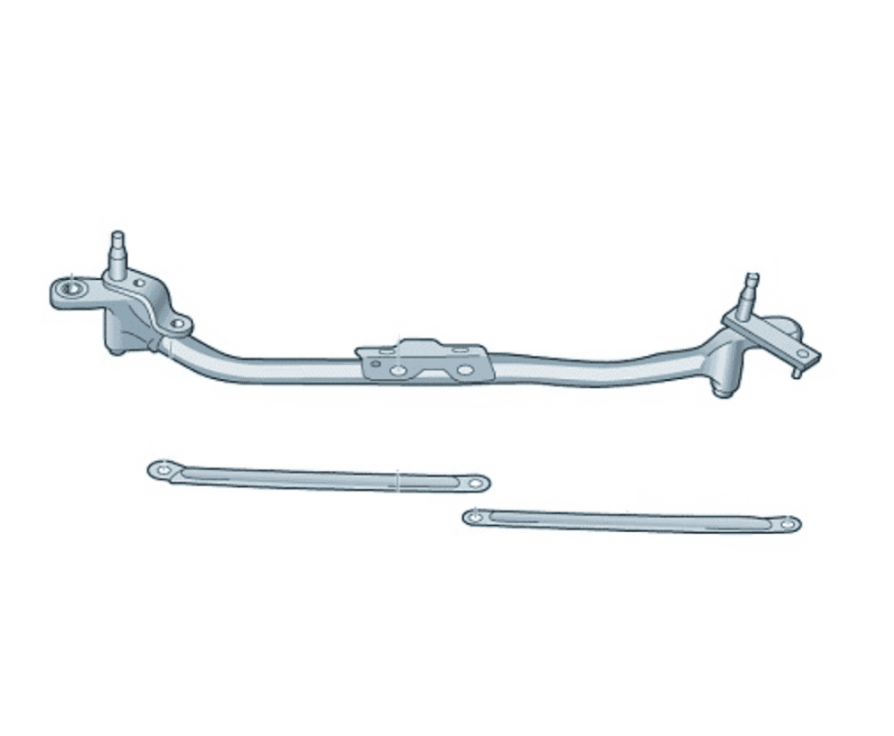 Skoda Fabia II Front Wiper Linkage & x28;Valeo& x29;