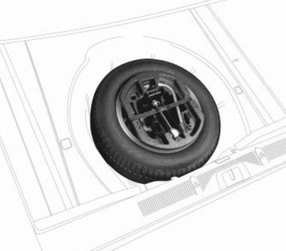 Skoda Fabia Spare Wheel Kit mk4