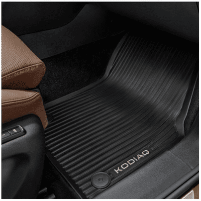 Skoda Kodiaq Rubber Mat Set (5 seat) New 2024 Model