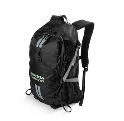 Skoda Motorsport Backpack Finished In Black