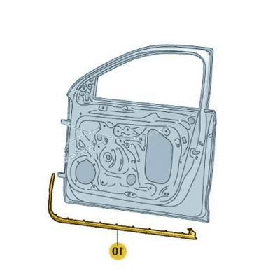 Skoda Octavia 5E Right Front Door Seal