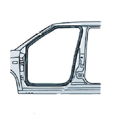 Skoda Octavia II  1Z Front Door Inner Seal