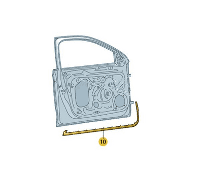 Skoda Octavia III  5E Front Door Outer Seal (Left)