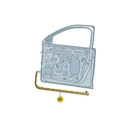 Skoda Octavia III  5E Front Door Outer Seal (Right)