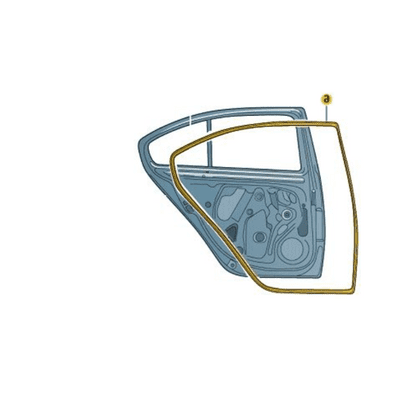 Skoda Octavia III 5E Hatch Rear Door Outer Seal (Left)