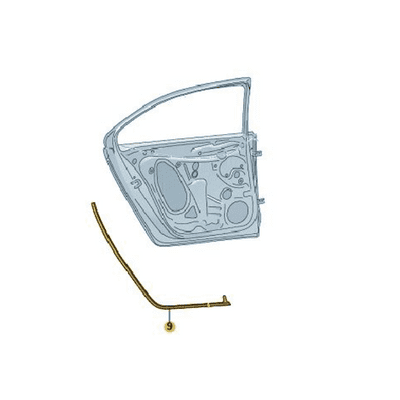 Skoda Octavia III Hatch Rear Outer Door Seal (Left)