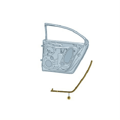 Skoda Octavia III Hatch Rear Outer Door Seal (Right)