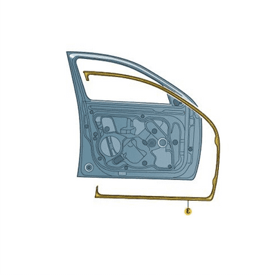 Skoda Octavia III Outer Door Seal (Left)