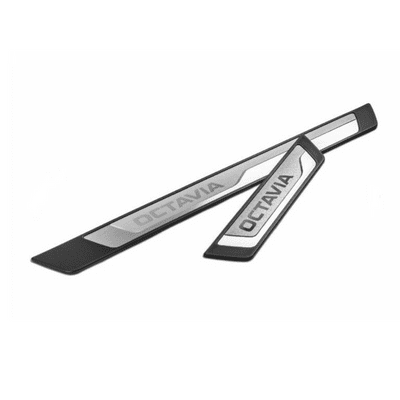 Skoda Octavia IIII Sill Guards Black & Silver