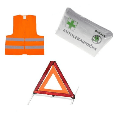 Skoda Safety Pack (Warning Triangle, Vest, First Aid Kit)