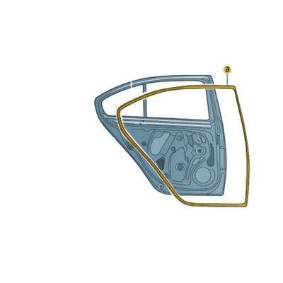 Skoda Superb III 3V Hatch Rear Door Outer Seal (Left)