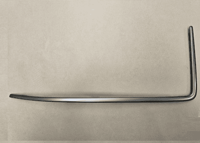 Skoda Superb IIII Left Front Bumper Trim - Dark Chrome