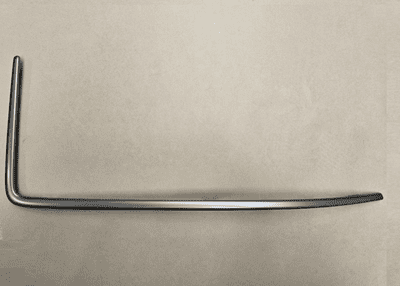 Skoda Superb IIII Right Front Bumper Trim - Dark Chrome