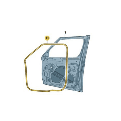 Skoda Yeti Right Front Door Outer Seal