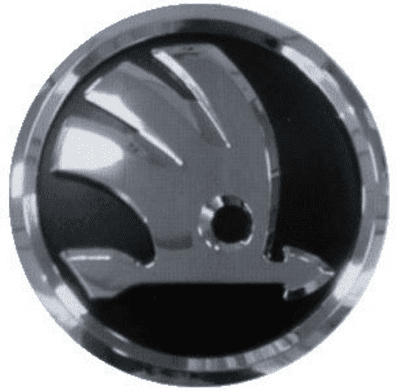 Superb II  Estate Tailgate  Badge  High Chrome & Black