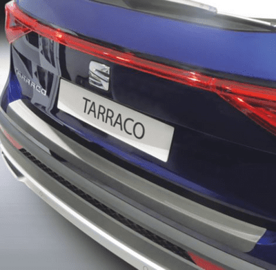 Tarraco Rear Bumper Protector - Black Plastic