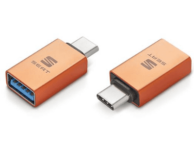 USB C Adaptor (Orange)