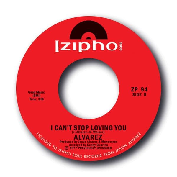 ALVAREZ - I CAN'T MAKE IT / I CAN'T STOP LOVING YOU.  1 Copy