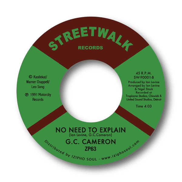 G.C. CAMERON - STRAIGHT IN THE EYE / NO NEED TO EXPLAIN. Sold Out!