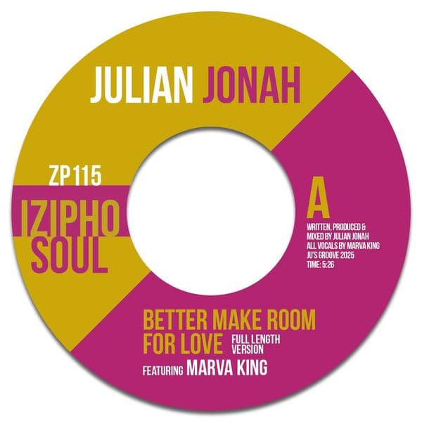 JULIAN JONAH FT. MARVA KING - BETTER MAKE ROOM FOR LOVE. Out Now!