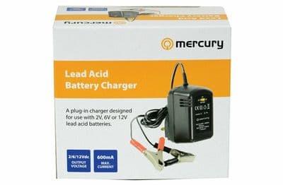 2V 6V 12V VOLT SEALED LEAD ACID BATTERY CHARGER MOTORBIKE QUAD BIKE TOY CAR
