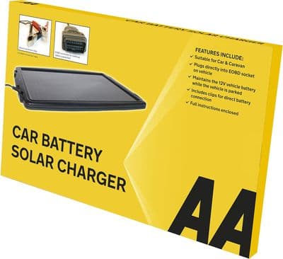 AA 2.4W Car & Caravan Solar Battery Charger