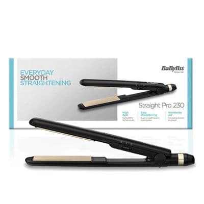 Babyliss Hair Straightener Ceramic Plates Straight Pro 230 Straighteners - 2089U