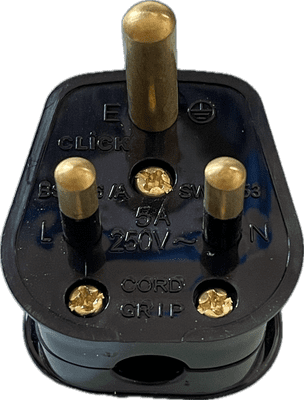 Box 10 - 5A Round Pin Rewireable Plug