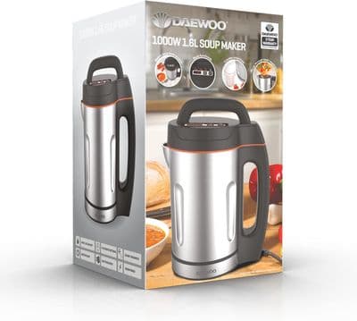 Daewoo SDA1714 Soup Maker,1.6L Capacity, Ideal for Smooth & Chunky Soup