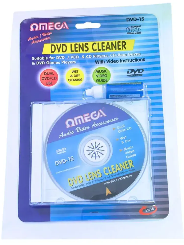 DVD CD Player Computer Lens cleaner with Cleaning Fluid