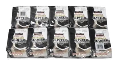 Kirkland Signature Roasted Seasoned Seaweed Winter Harvest 10 x 17g Packs