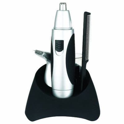 Omega NT-60 Nose Ear Eyebrow Sideburn Trimmer Nasal Hair Remover Gift Set