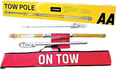 Pack 3 AA Tow Pole 1.8M 2 Tonnes