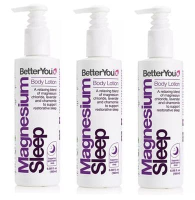 Pack of 3 BetterYou Magnesium Sleep Lotion 180ML